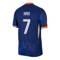 Maglie da calcio Olanda Xavi Simons #7 Seconda Maglia Europei 2024 Manica Corta